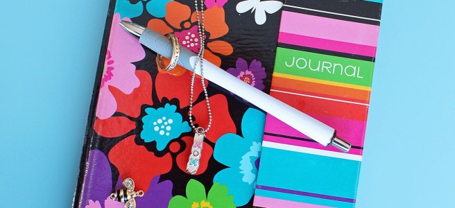 journal wedding band mom bee pendant